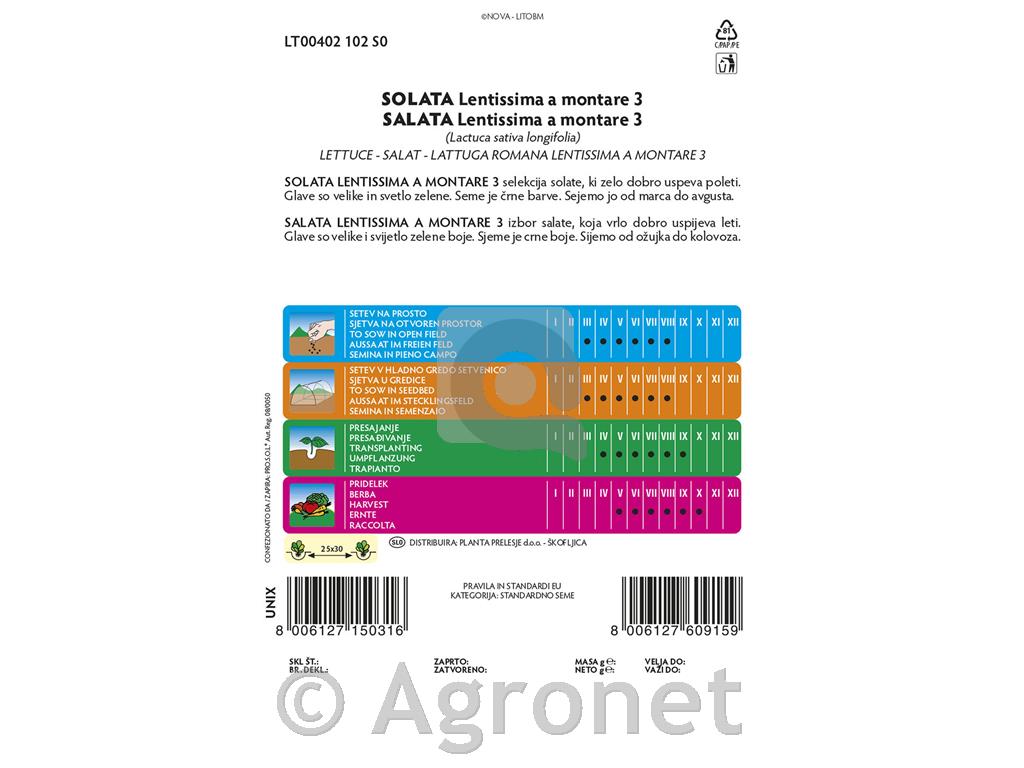 Solata Lentissima a montare 5 g