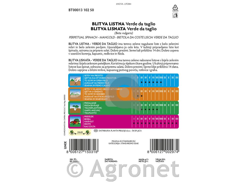 Blitva listna Verde de taglio 8 g