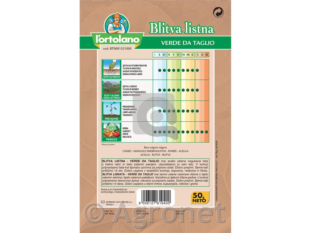 Blitva listna Verde da Taglio, 50g