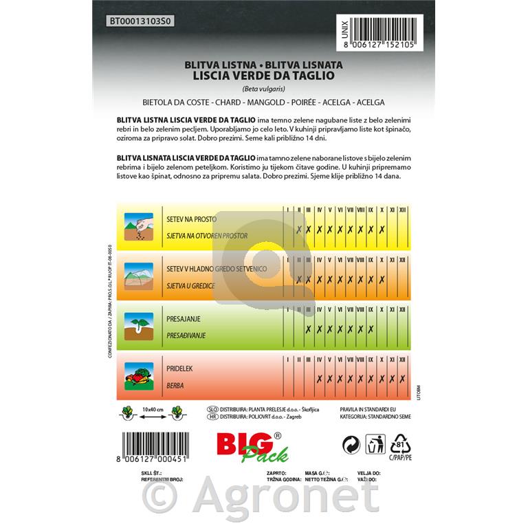 Blitva Verde da taglio 20g