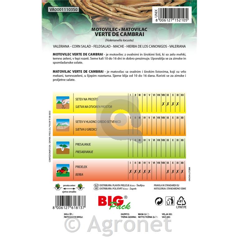 Motovilec Verte de Cambrai 15g