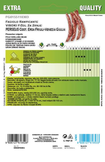 Fižol visok Perseus 70g