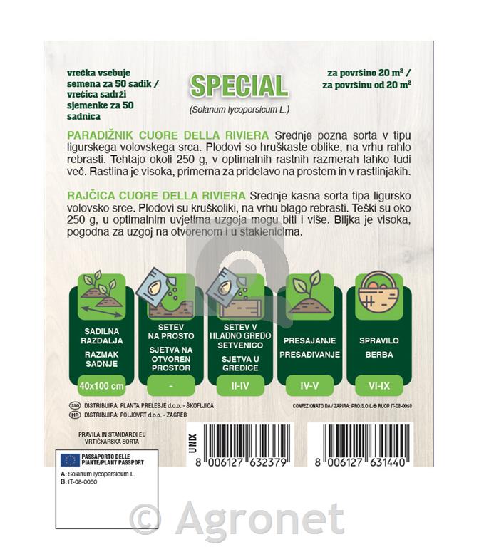 Paradižnik Cuore Della Riviera