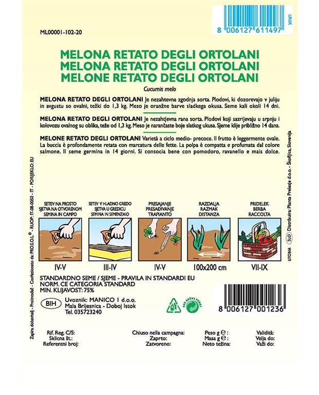 Melona Retato degli ortolani, 2 g