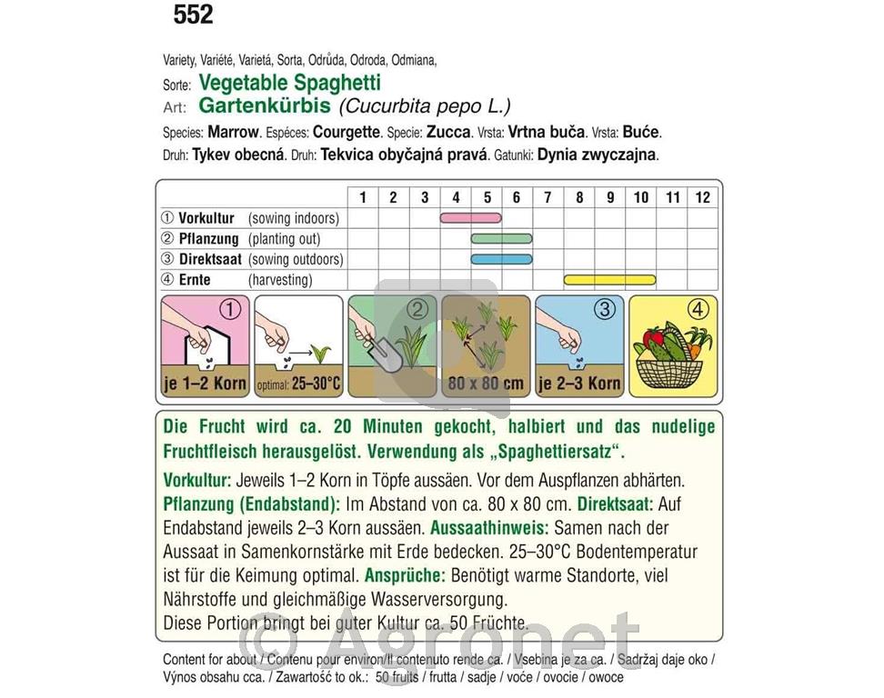 Buče Vegetable Spaghetti, 5g