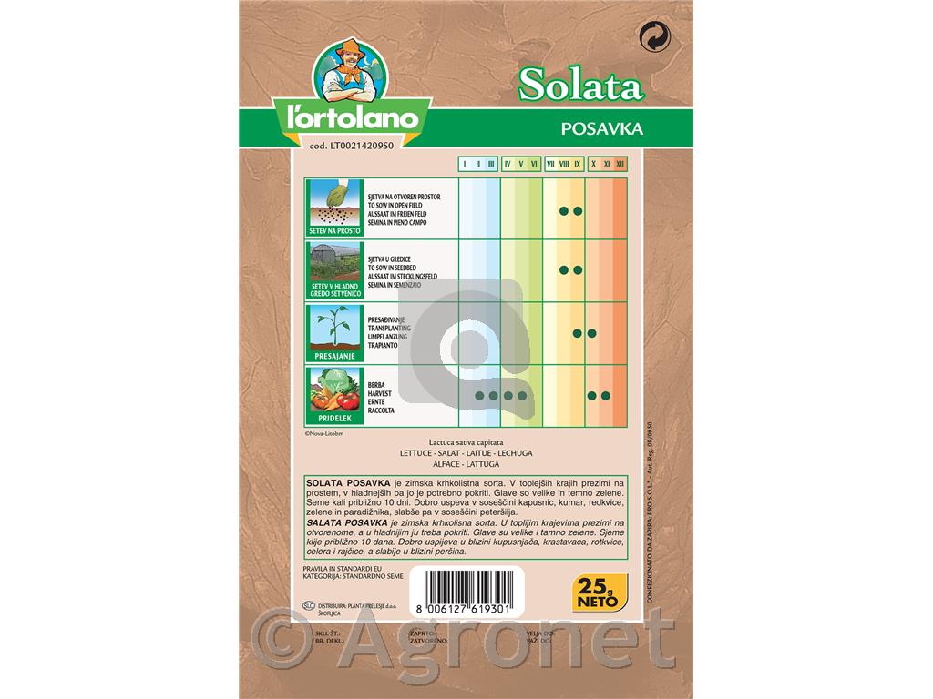 Solata Posavka, 25 g