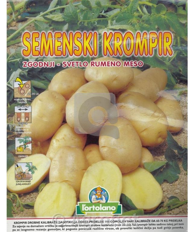 Krompir Colomba, 100 gomoljev