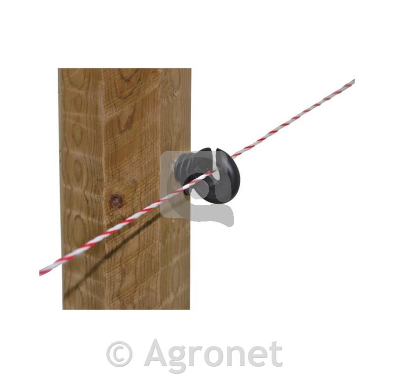 Izolator okrogli z zarezo - compact, 25kos/pak