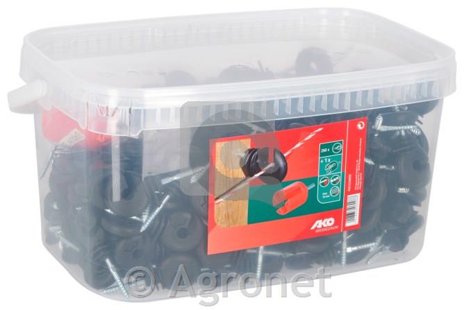 Izolator okrogli z zarezo - compact, 260kos/pak