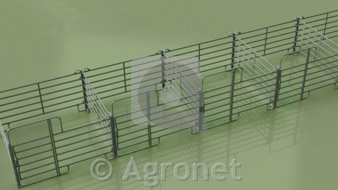 Vratni element ograde cinkan 2,2 / 1,6 × 3,0m