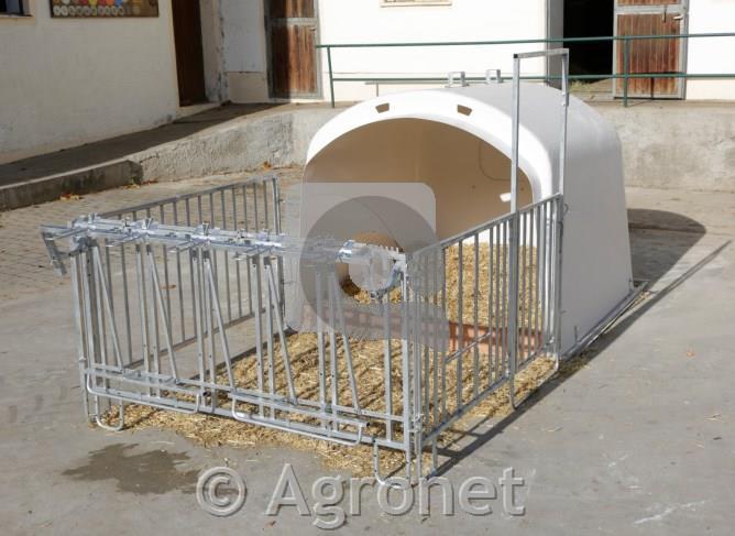 Velika staja CalfHouse Premium XL z ograjo