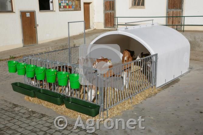Velika staja Premium XXL z ograjo z vrati