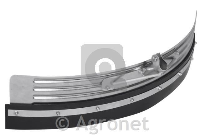 Strgalo krivo za blato in gnoj galvan, 73cm