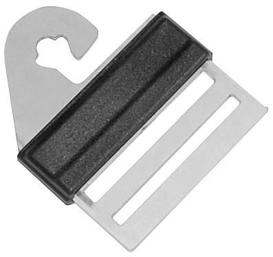 Vez za vrata za trak Litzclip inox - 40mm 4kos/pak