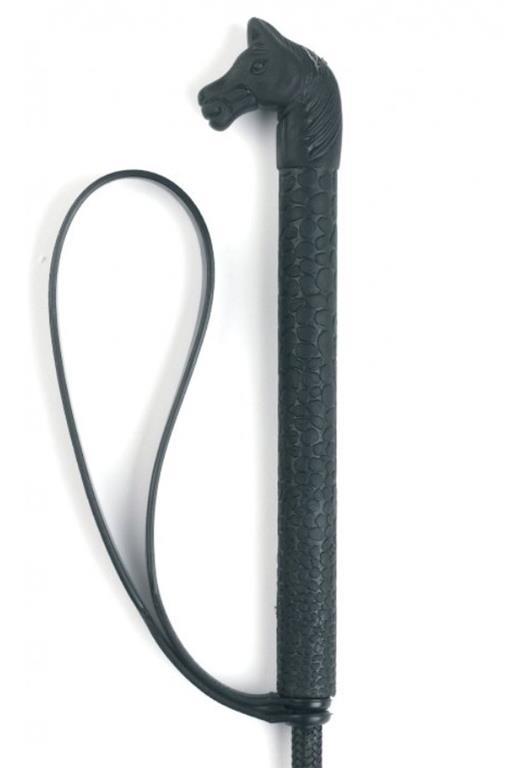 Jahalni bič s konjsko glavo 75 cm