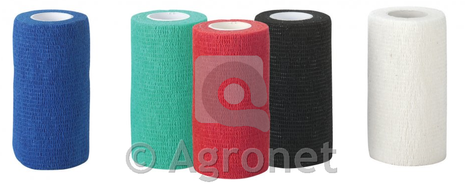 Povoj EquiLastic 10cm x 4,5m, moder