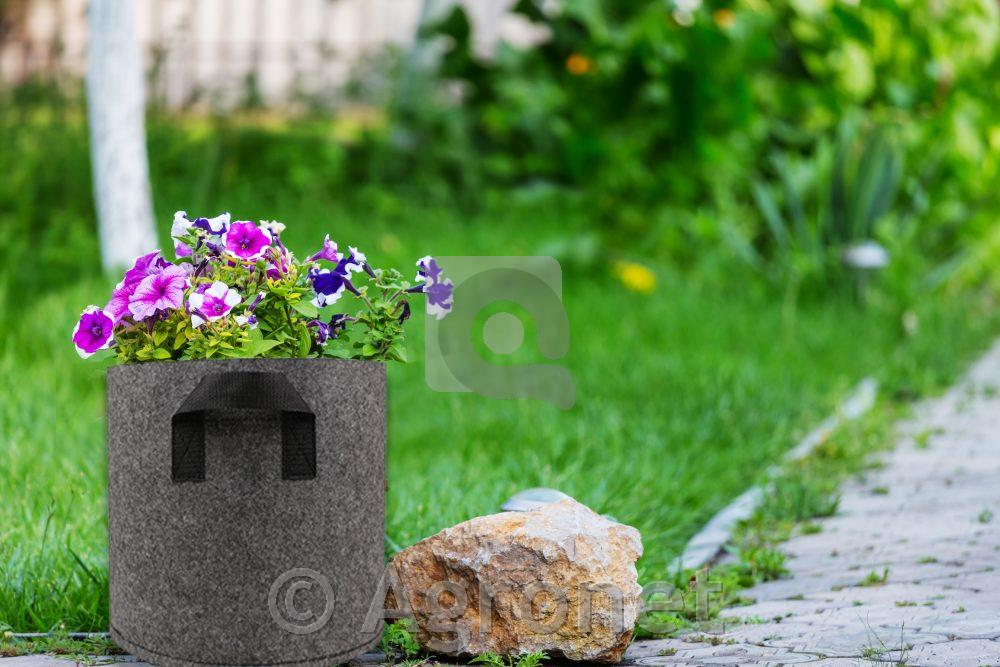 Plantin visoka greda 19 L siva