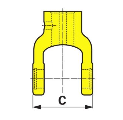 Križ kardana AW 27X74,6 mm WEASLER