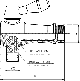 Inox konusna pipa 1/2 L 75