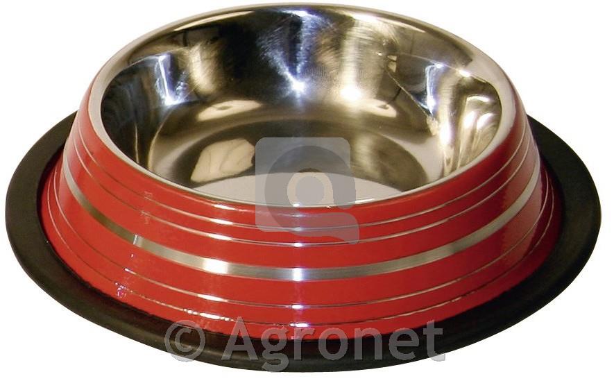 Posoda inox barvna z gumi dnom 450ml