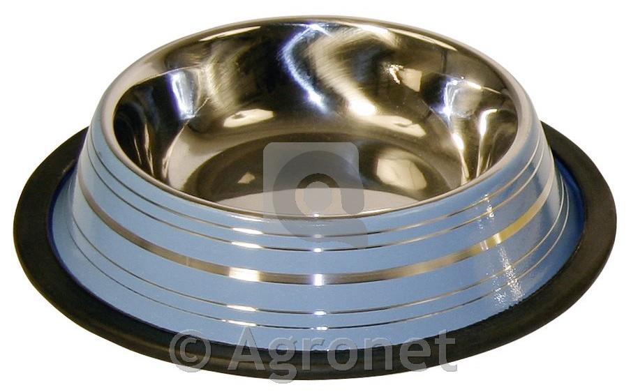 Posoda inox barvna z gumi dnom 450ml
