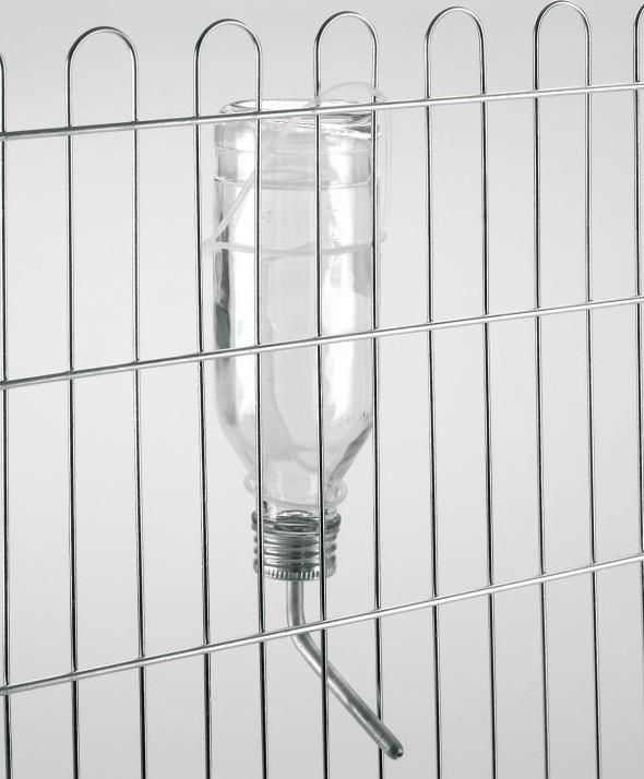 Napajalnik za zajce - steklen 500 ml