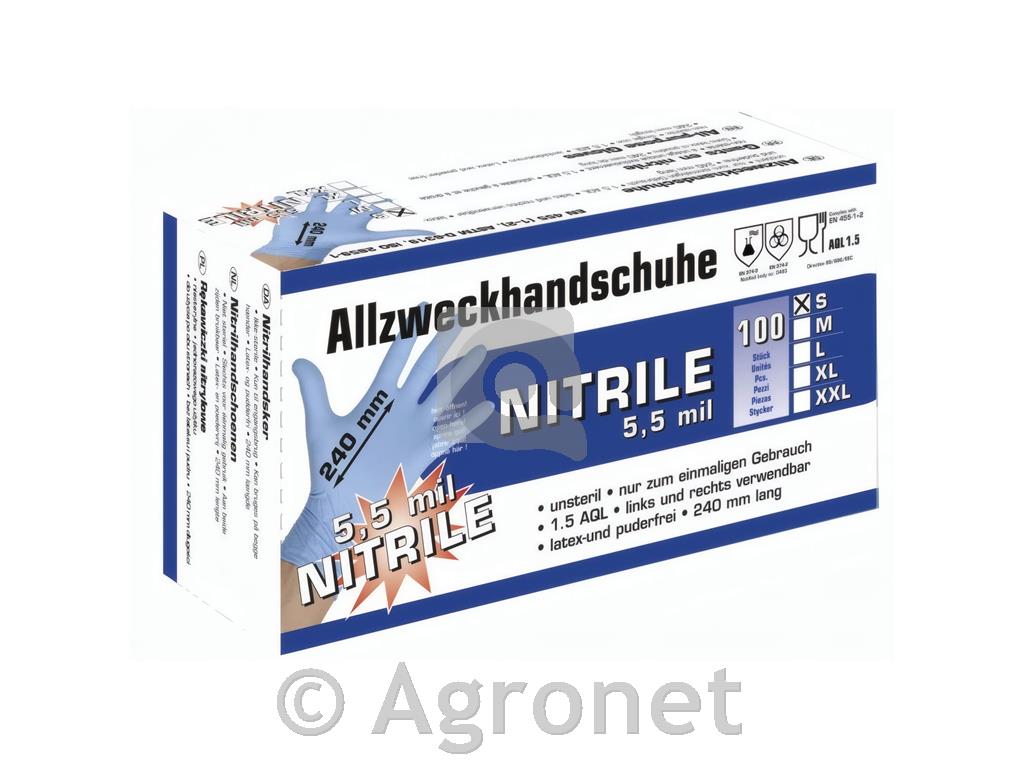 Veterinarske vsestranske rokavice Nitril 5,5 vel. XL