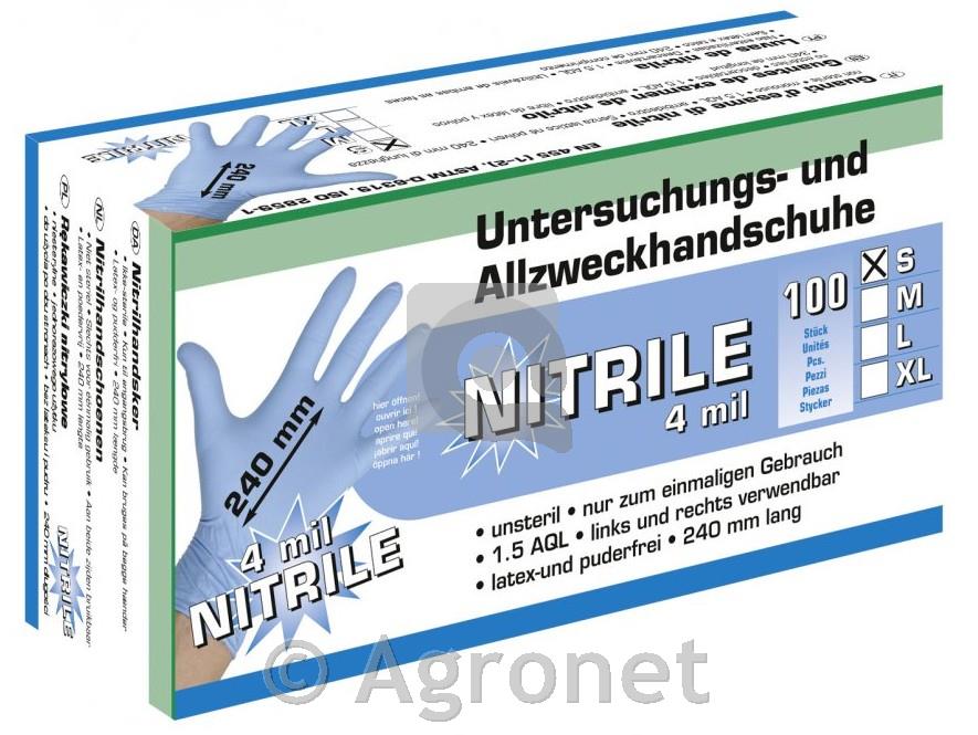Veterinarske vsestranske rokavice Nitril 4 vel. S