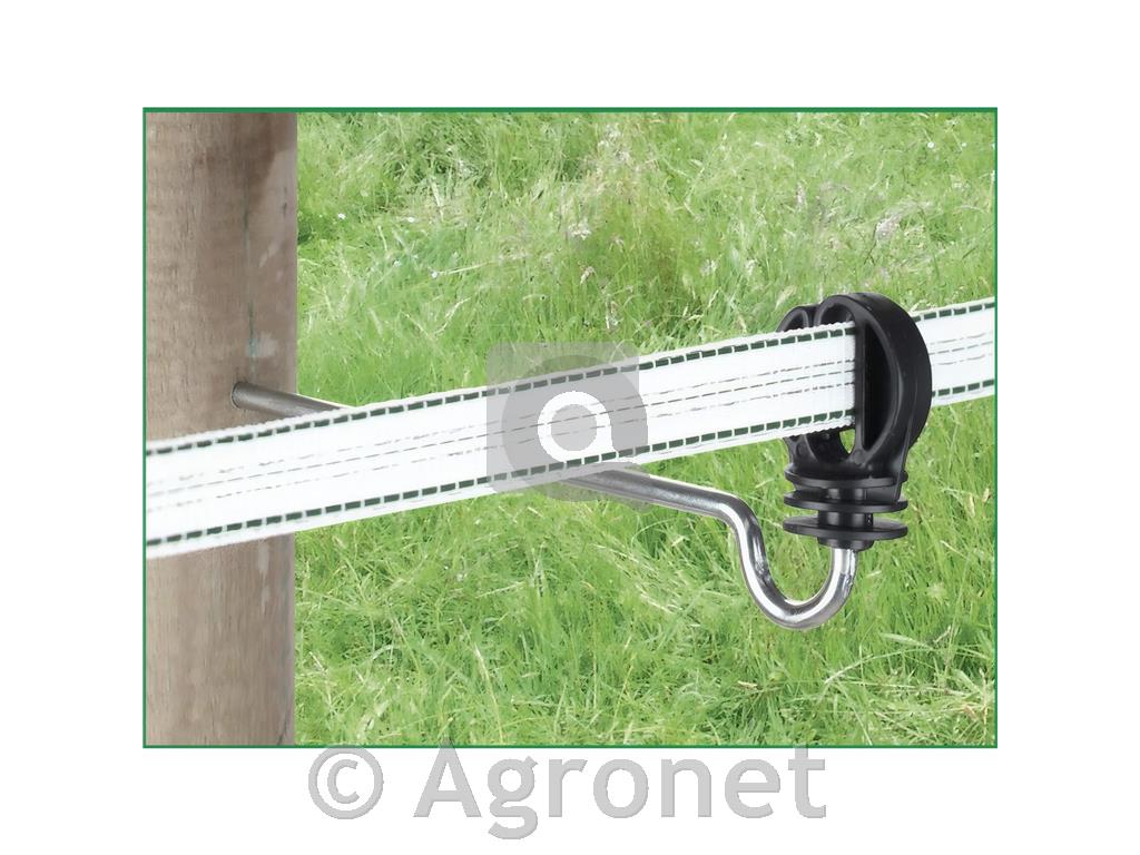 Izolator za trak 2 cm okrogli, 20 cm vijak