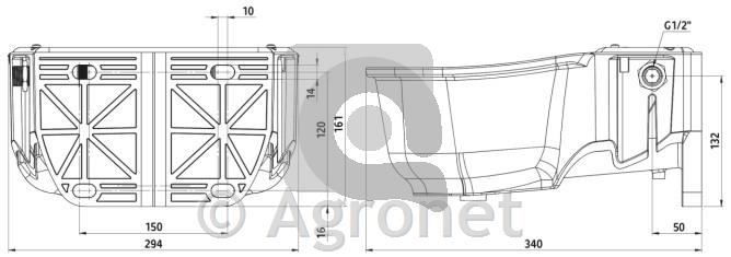 Napajalnik S30 s plovcem PVC - 5l
