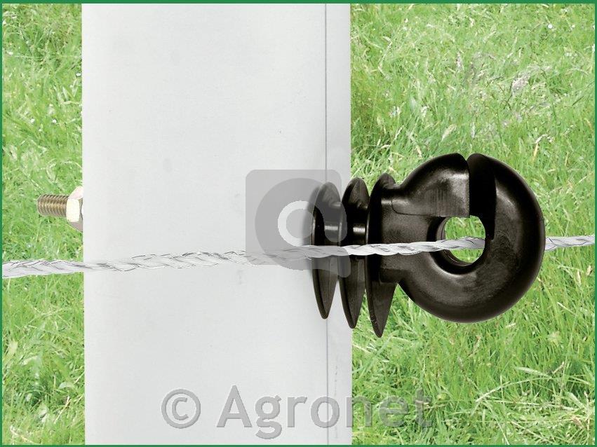 Izolator okrogli z zarezo M6 x 80 mm, 1 kos