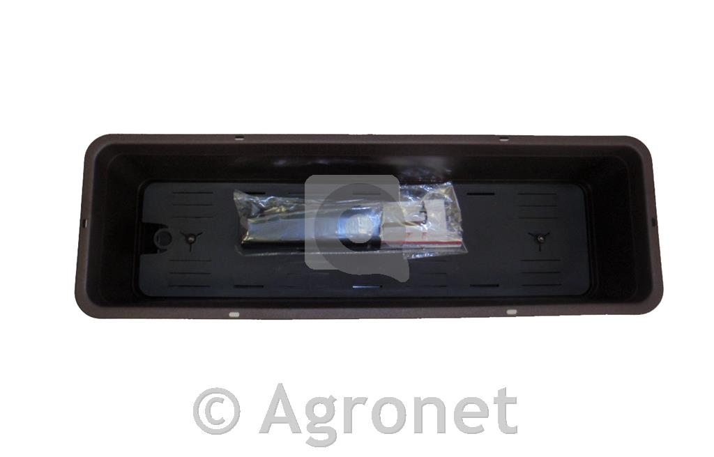 Korito PVC z vodnim rezerovarjem bergamont 60 rjav