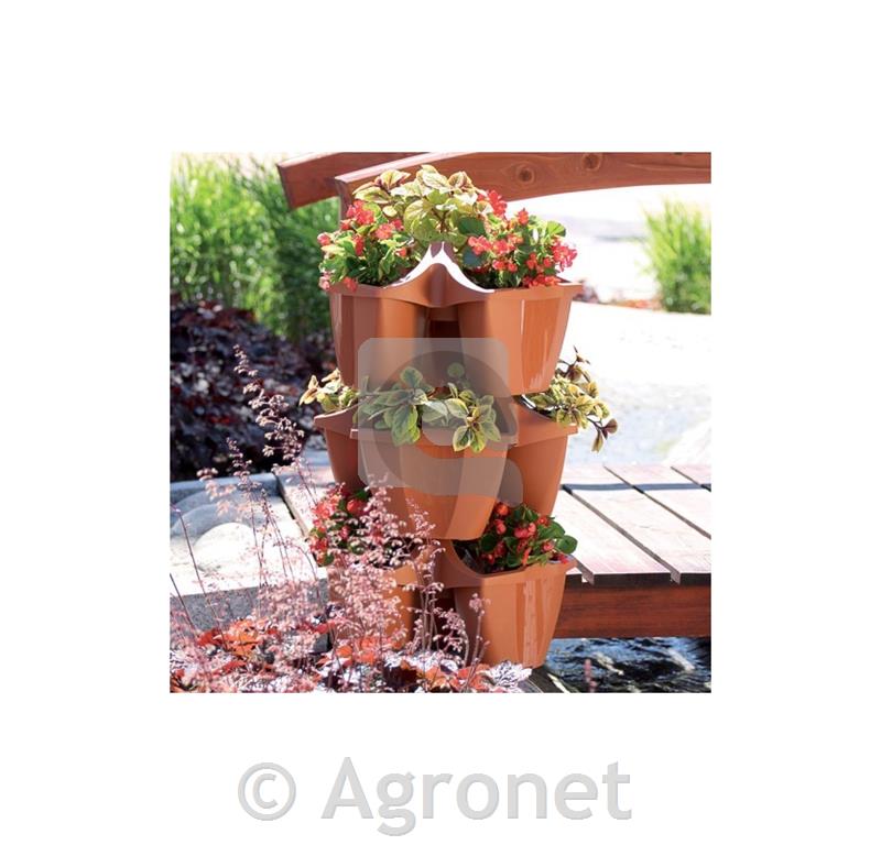 Lonec PVC cvetlični za začimbe 48 cm