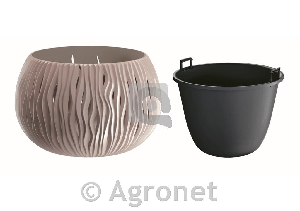 Lonec cvetlični Sandy mocca, 37cm