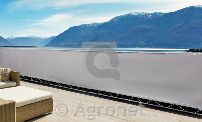 Balkonska ograja Malta 5 x 0,9 m, khaki