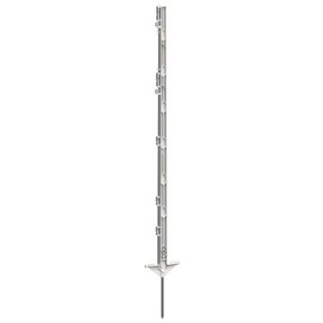 Plastični steber Classic 105 cm z 8 izolatorji beli, 5kom