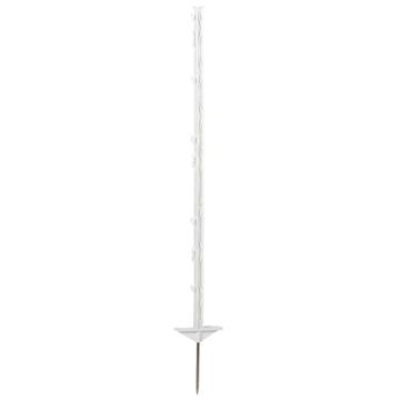 Plastični steber Basic 105 cm z 8 izolatorji bel, 5kos
