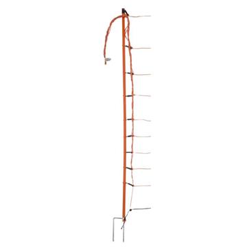 Palica za mrežo (dvojna konica) oranžna 108cm