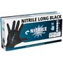 Rokavice veterinarske 30cm Nitrile črne, 50kos